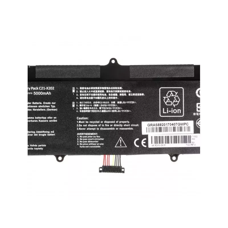 Baterija ASUS nešiojamiesiems kompiuteriams Green Cell AS88 — suderinama su X201E, F201E, VivoBook F202E, Q200E, S200E, X202E