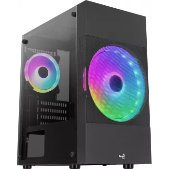 PC korpusas Aerocool Atomic Lite Mini Tower Juoda