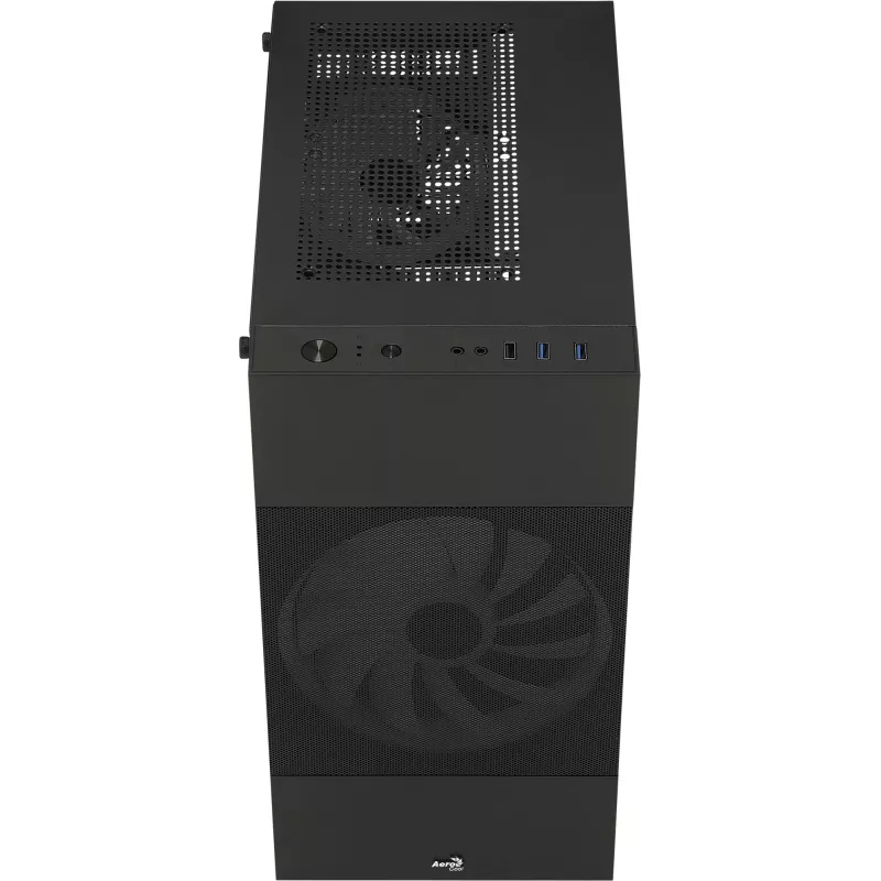PC korpusas Aerocool Atomic Lite Mini Tower Juoda