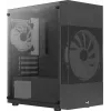 PC korpusas Aerocool Atomic Lite Mini Tower Juoda
