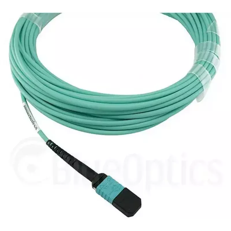 Šviesolaidinis kabelis BlueOptics 9380014-10M MPO į 4x LC, 10 m, OM3, aqua