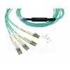 Šviesolaidinis kabelis BlueOptics 9380014-10M MPO į 4x LC, 10 m, OM3, aqua