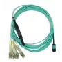 Šviesolaidinis kabelis BlueOptics 9380014-10M MPO į 4x LC, 10 m, OM3, aqua