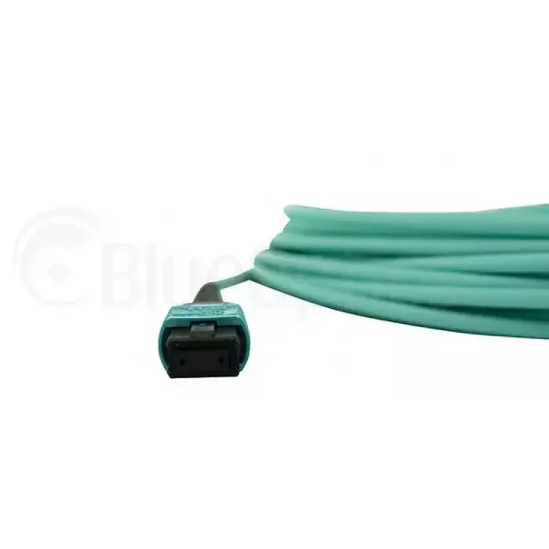 Skaidulinis optinis kabelis BlueOptics OCTCABLE10M-SR 10 m OM3 MPO į 4×LC Aqua