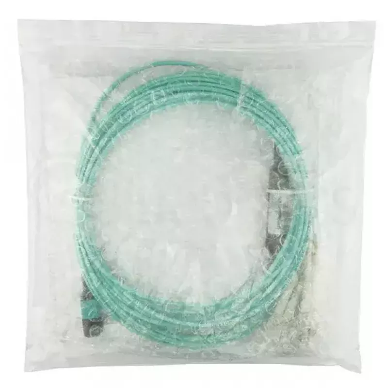 Skaidulinis optinis kabelis BlueOptics OCTCABLE10M-SR 10 m OM3 MPO į 4×LC Aqua