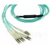Skaidulinis optinis kabelis BlueOptics OCTCABLE10M-SR 10 m OM3 MPO į 4×LC Aqua