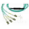 Skaidulinis optinis kabelis BlueOptics OCTCABLE10M-SR 10 m OM3 MPO į 4×LC Aqua