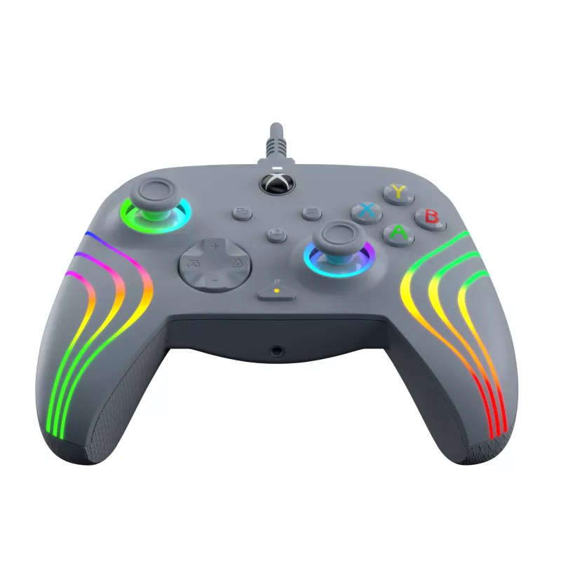 PDP Afterglow Wave Pilka USB Žaidimų Pultelis Analogue / Digital PC, Xbox One, Xbox Series S, Xbox Series X