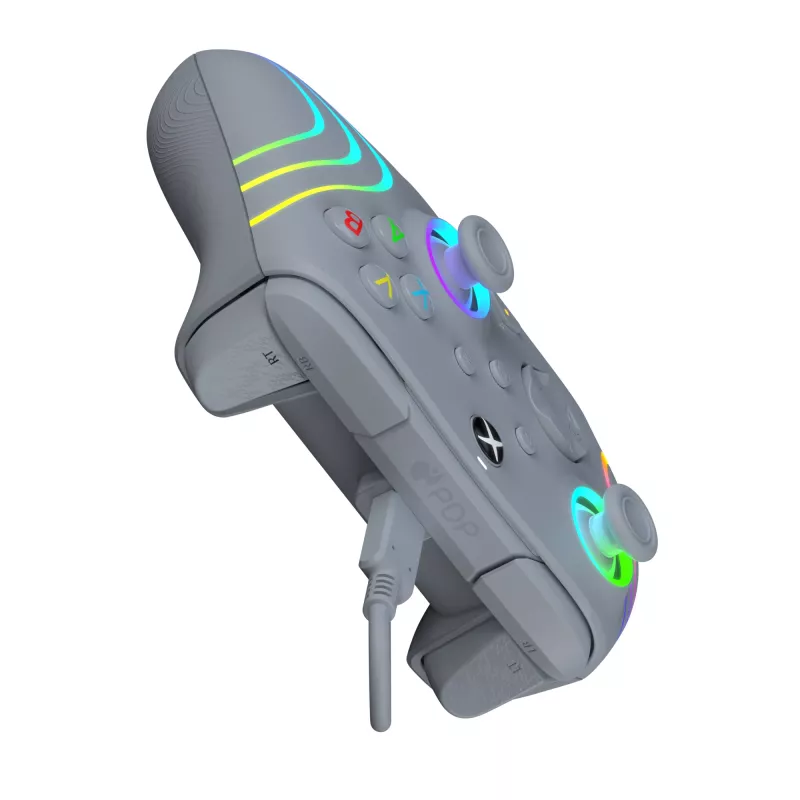 PDP Afterglow Wave Pilka USB Žaidimų Pultelis Analogue / Digital PC, Xbox One, Xbox Series S, Xbox Series X