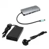 i-tec Metal USB-C Nano Dock HDMI/VGA su LAN + Universalus įkroviklis 77 W
