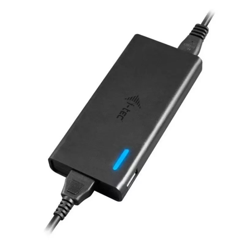 i-tec Metal USB-C Nano Dock HDMI/VGA su LAN + Universalus įkroviklis 77 W