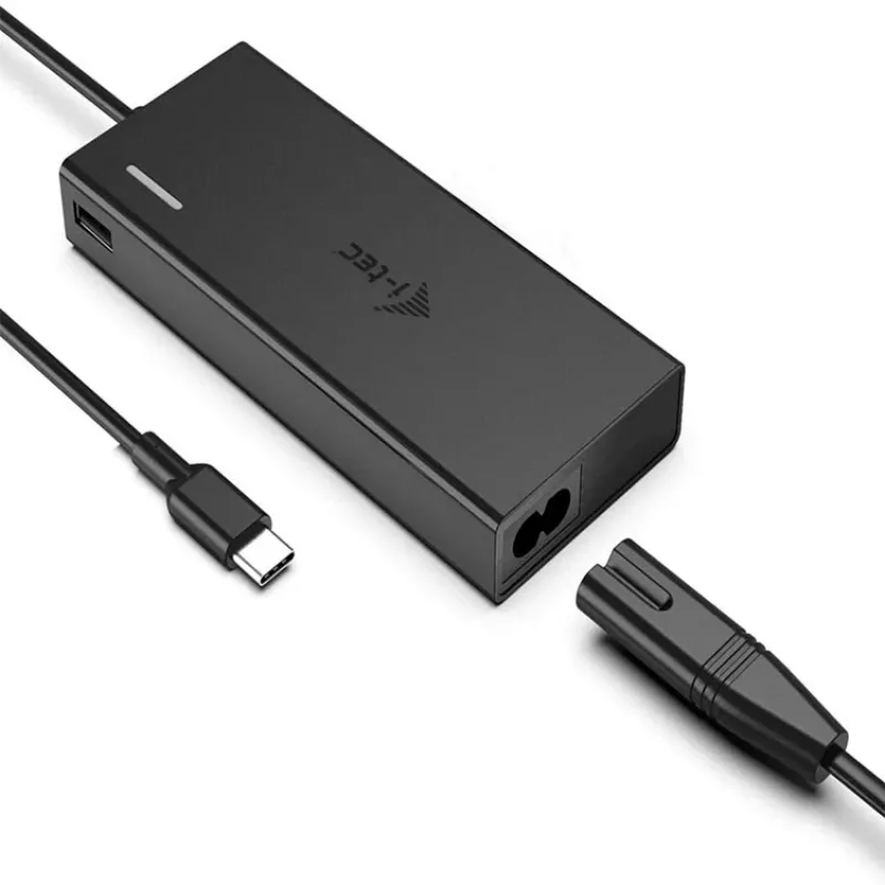 i-tec Metal USB-C Nano Dock HDMI/VGA su LAN + Universalus įkroviklis 77 W