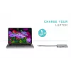 i-tec Metal USB-C Nano Dock HDMI/VGA su LAN + Universalus įkroviklis 77 W