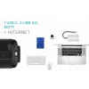 i-tec Metal USB-C Nano Dock HDMI/VGA su LAN + Universalus įkroviklis 77 W