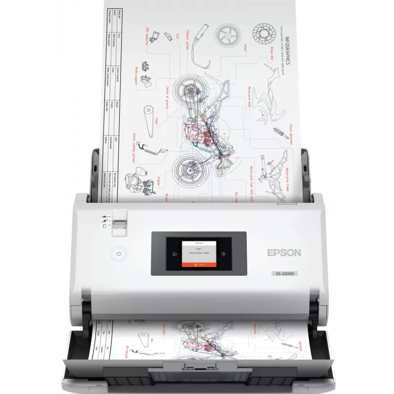 Epson WorkForce DS-32000 lapinis skaitytuvas 600 x 600 DPI A3 baltas
