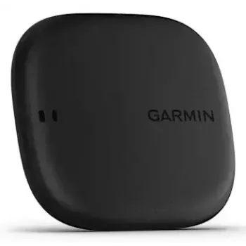 Miego monitorius Garmin Index Sleep Monitor juodas — širdies ritmas, kvėpavimo dažnis, maitinamas baterijomis, USB, 41,7×37,6×7,8 mm