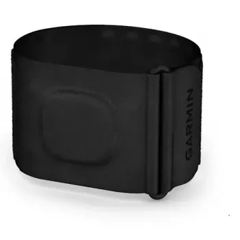 Miego monitorius Garmin Index Sleep Monitor juodas — širdies ritmas, kvėpavimo dažnis, maitinamas baterijomis, USB, 41,7×37,6×7,8 mm
