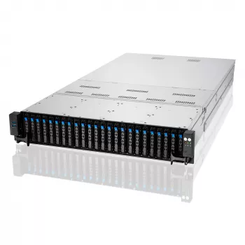 ASUS RS720-E11-RS24U Intel C741 stovas (2U) juodas, sidabrinis