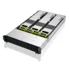 ASUS RS720-E11-RS24U Intel C741 stovas (2U) juodas, sidabrinis