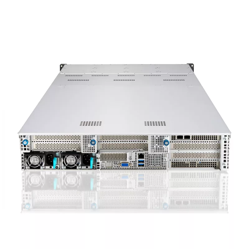 ASUS RS720-E11-RS24U Intel C741 stovas (2U) juodas, sidabrinis