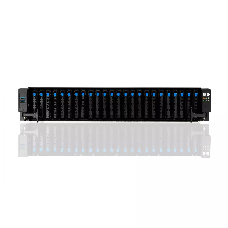 ASUS RS720-E11-RS24U Intel C741 stovas (2U) juodas, sidabrinis