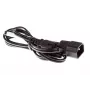 Zebra CS-CC6-IEC maitinimo laidas juodas 0,5 m C7 jungtis C14 jungtis