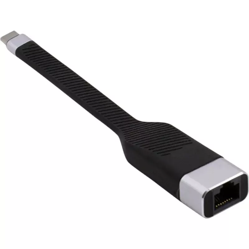 Techly ICOC USBC-RJ45 tinklo kabelis juodas 0,144 m