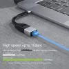 Techly ICOC USBC-RJ45 tinklo kabelis juodas 0,144 m