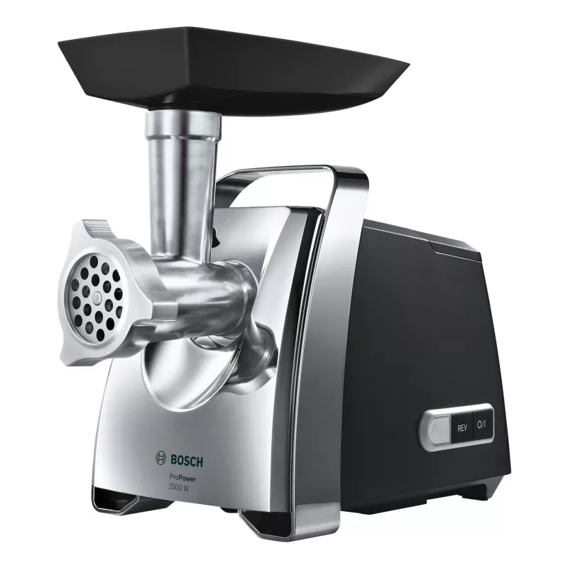 Bosch MFW67440 mėsmalė 2000 W juoda, nerūdijantis plienas