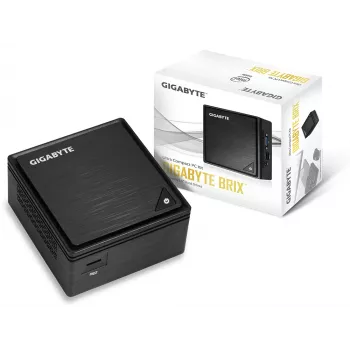 GIGABYTE GB-BPCE-3455 PC / darbo stoties barebone 0,69 l dydžio kompiuteris, juodas J3455 BGA 1296 1,5 GHz
