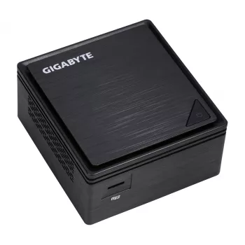 GIGABYTE GB-BPCE-3455 PC / darbo stoties barebone 0,69 l dydžio kompiuteris, juodas J3455 BGA 1296 1,5 GHz