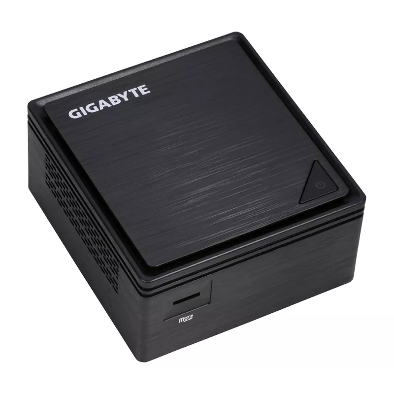 GIGABYTE GB-BPCE-3455 PC / darbo stoties barebone 0,69 l dydžio kompiuteris, juodas J3455 BGA 1296 1,5 GHz