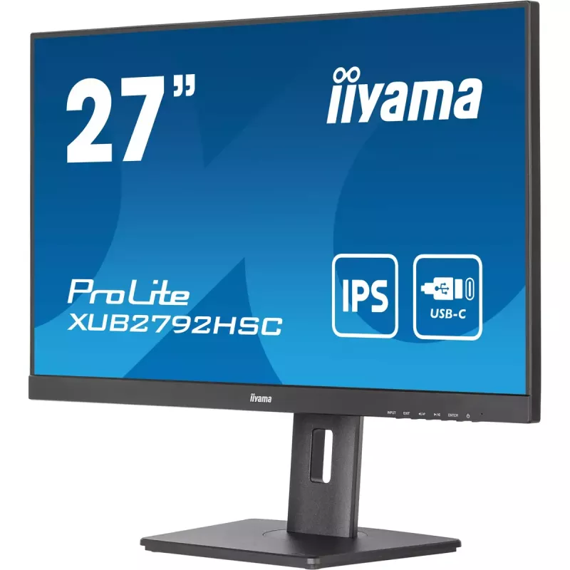 iiyama ProLite XUB2792HSC-B5 kompiuterio monitorius 68,6 cm (27 coliai) 1920 x 1080 pikseliai Full HD LED juodas