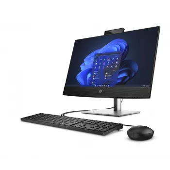 HP ProOne 440 G9 Intel® Core™ i3 i3-13100T 60.5 cm (23.8 col.) 1920 x 1080 pikselių „viskas viename“ kompiuteris 16 GB DDR4-SDRAM 512 GB SSD Wi-Fi 6E (802.11ax) juoda, sidabrinė