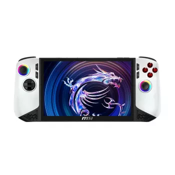 MSI Claw 8 AI+ A2VM-091 nešiojamoji žaidimų konsolė 20,3 cm (8 colių) 2 TB jutiklinis ekranas Wi-Fi juoda, balta