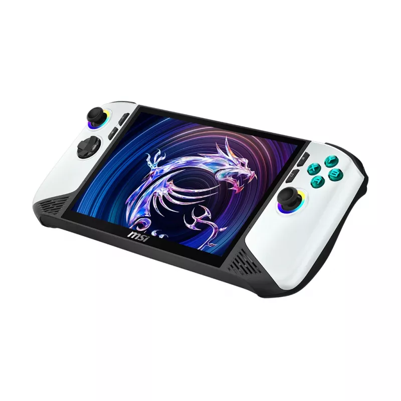 MSI Claw 8 AI+ A2VM-091 nešiojamoji žaidimų konsolė 20,3 cm (8 colių) 2 TB jutiklinis ekranas Wi-Fi juoda, balta