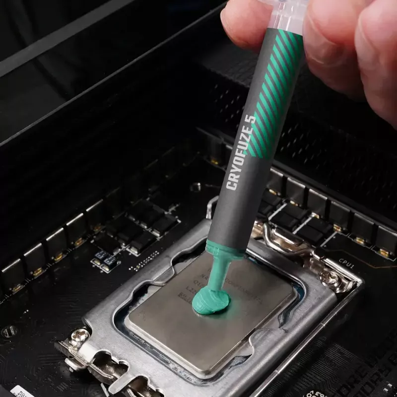 Termo pasta Cooler Master Cryofuze 5 — geltona, maks. darbinė temperatūra 240°C, 1 vnt.
