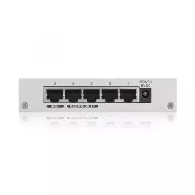 Zyxel GS-105B v3 Nevaldomas L2+ Gigabit Ethernet (10/100/1000) Sidabrinis