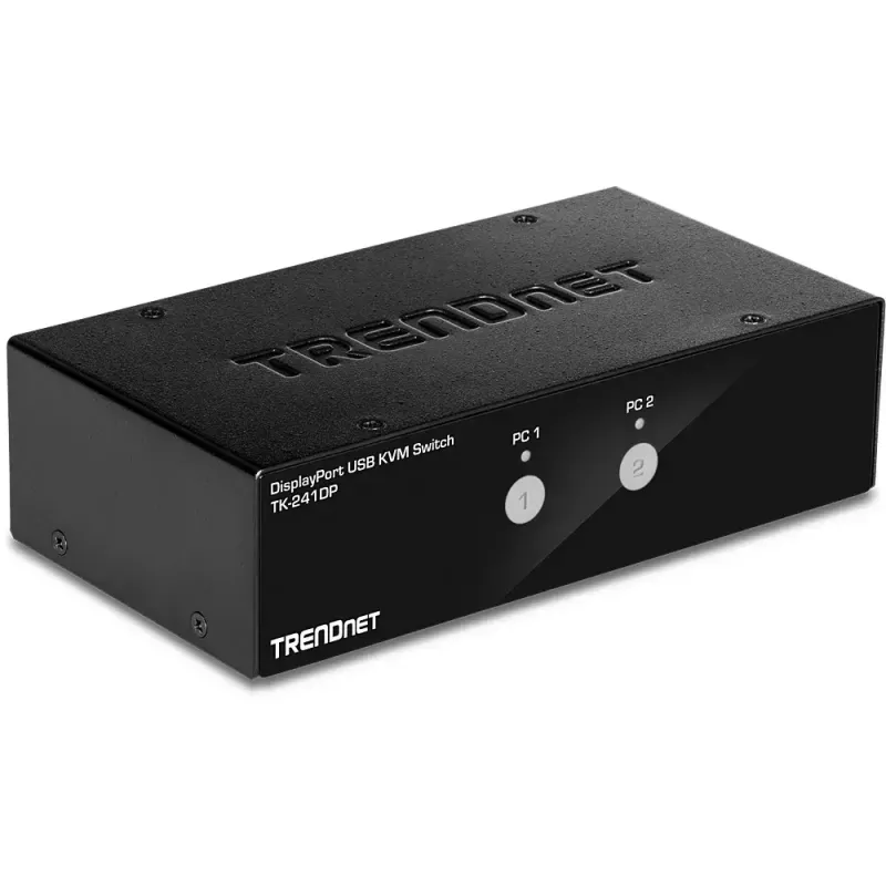 KVM komutatorius Trendnet TK-241DP Juoda