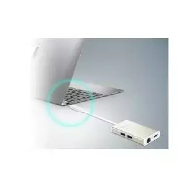 USB Type-C kelių jungčių adapteris j5create JCA374-N laidinis 60W 4K
