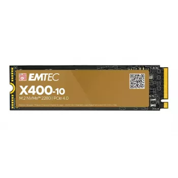 SSD M.2 4 TB EMTEC X400-10 — PCIe 4.0 NVMe, 7400 MB/s skaitymas, 7000 MB/s rašymas