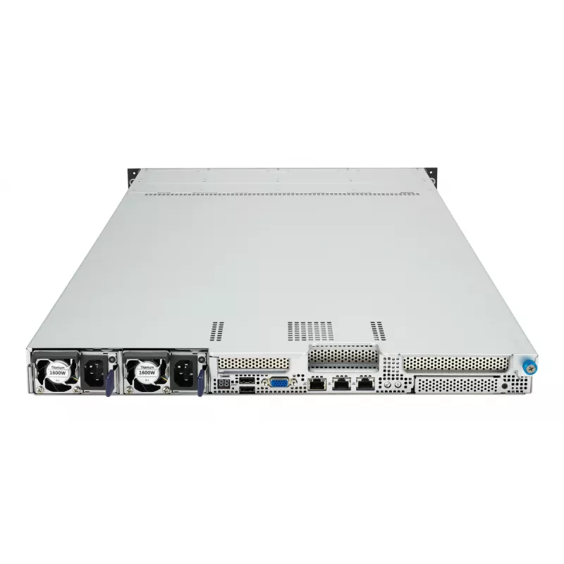 ASUS RS500A-E12-RS4U Socket SP5 Rack (1U) Juoda, Sidabrinė