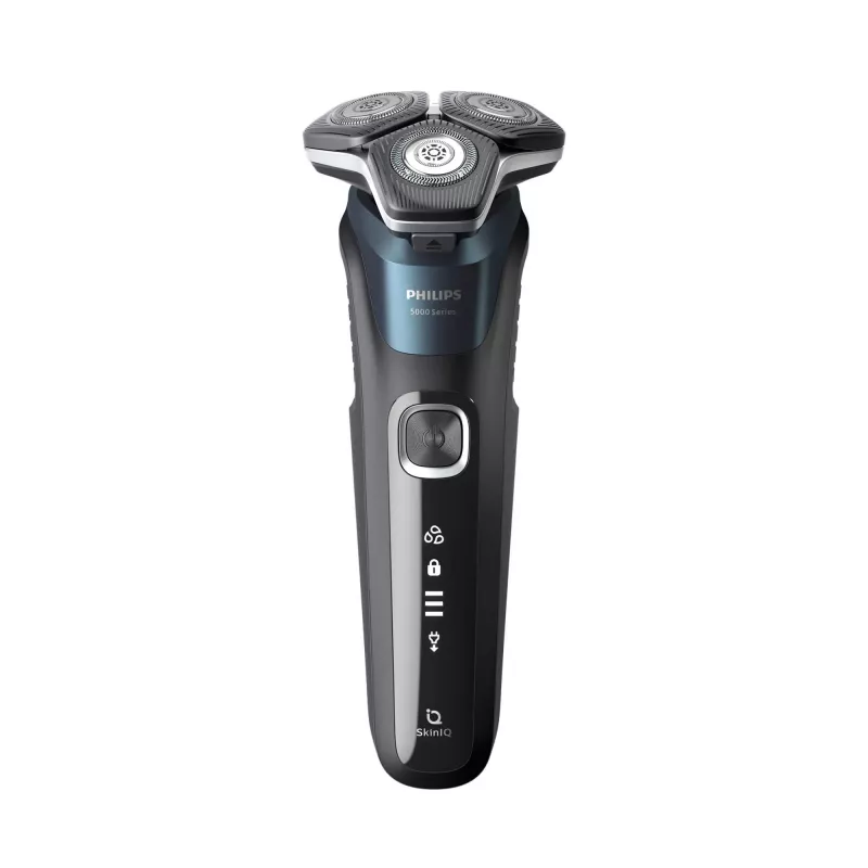 Elektrinis skustuvas Philips SHAVER Series 5000 S5889/11 šlapiam ir sausam skutimui, rotacinis skustuvas, SteelPrecision peiliukai