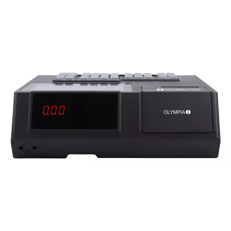Kasos aparatas Olympia K200 — tiesioginis terminis spausdintuvas, 10 000 PLU, 7 colių LED ekranas
