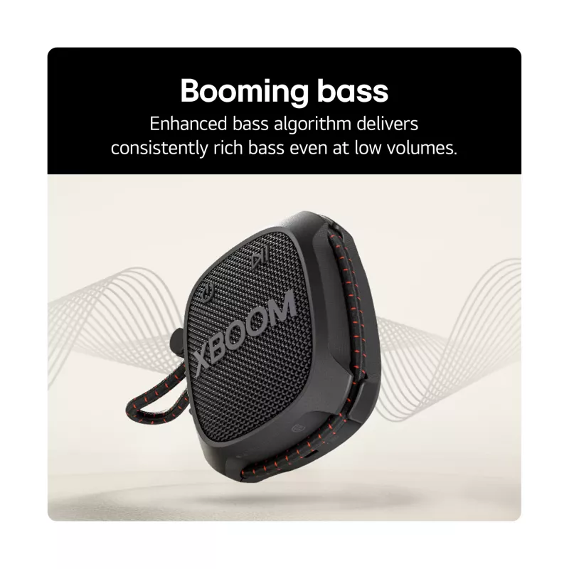LG XBOOM Go XG2T Mono nešiojamas garsiakalbis Juoda 5 W