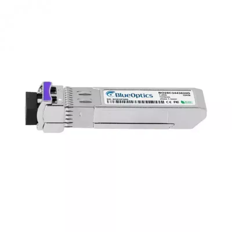 Tinklo siųstuvo-imtuvo modulis BlueOptics 02310WRR-BO cSFP 1250 Mbit/s sidabrinis