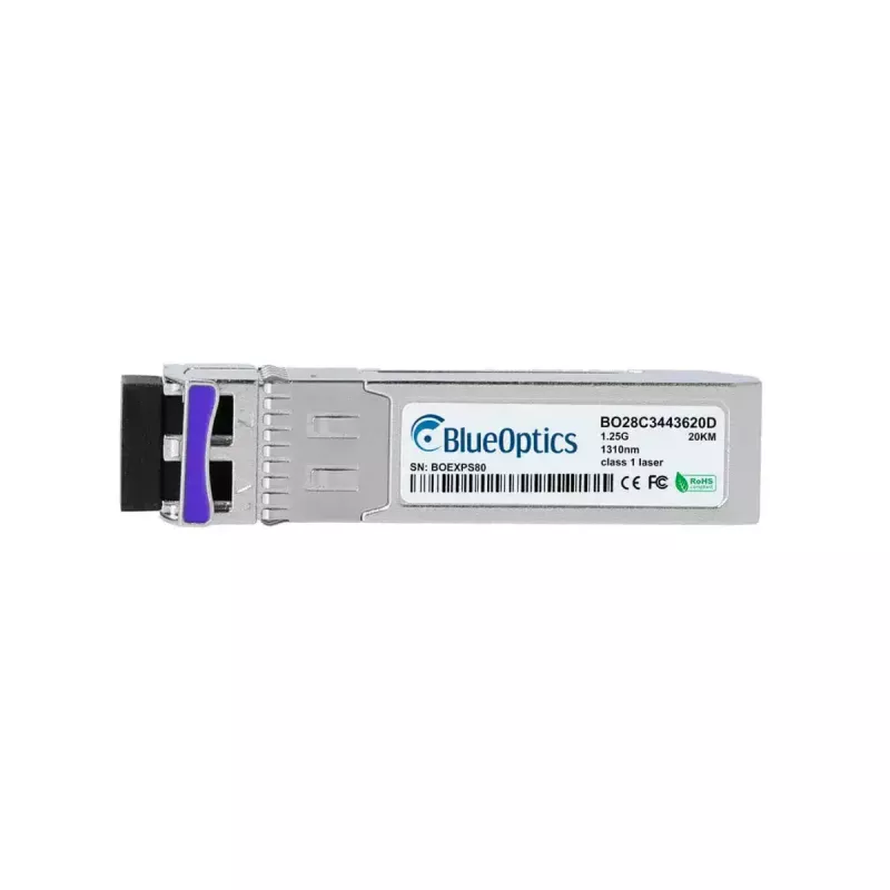 Tinklo siųstuvo-imtuvo modulis BlueOptics 02310WRR-BO cSFP 1250 Mbit/s sidabrinis