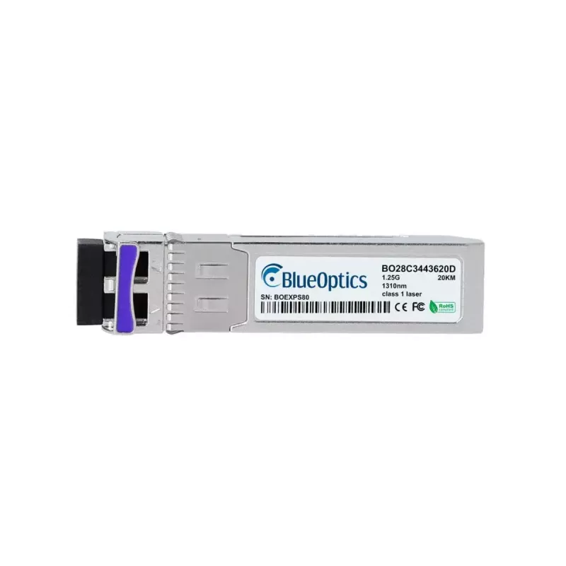 Tinklo siųstuvo-imtuvo modulis BlueOptics 1442020G1-BO cSFP šviesolaidinis 125 Mbit/s aliuminis