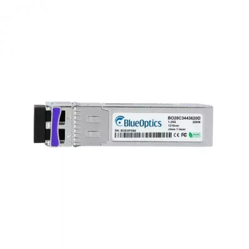 Tinklo siųstuvo-imtuvo modulis BlueOptics 37973177-BO cSFP šviesolaidinis 1250 Mbit/s sidabrinis