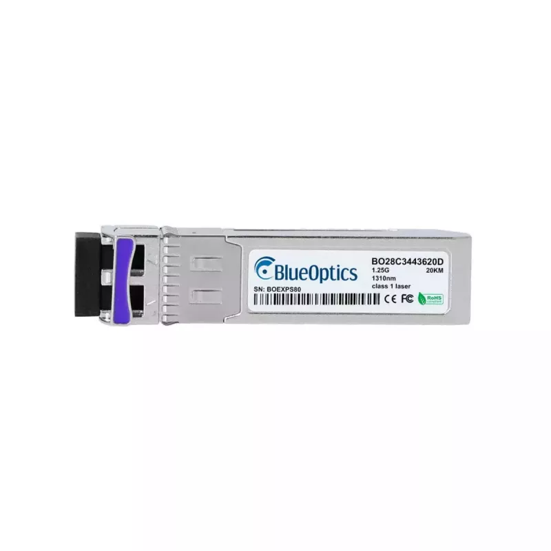 SFP šviesolaidinis siųstuvas-imtuvas BlueOptics LRM1301-BC+1-BO, cSFP, 1250 Mbit/s, sidabrinis